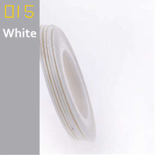 1 ROLL OF STRIPING TAPE FOR NAIL ART - WHITE