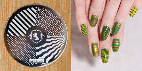 NAIL ART IMAGE STAMPING PLATE (H'eH'e SERIES)