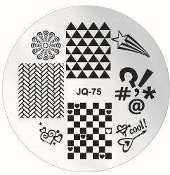 NAIL ART IMAGE STAMPING PLATE (JQ SERIES)