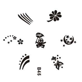 NAIL ART IMAGE STAMPING PLATE (B-SERIES)