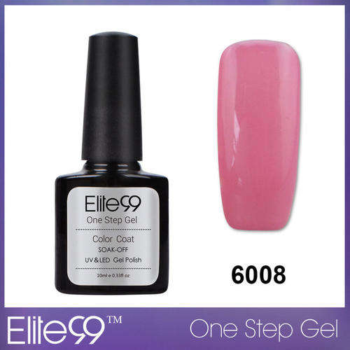 Elite99 10ml One Step Soak Off UV/LED Gel Polish (Salmon Pink)