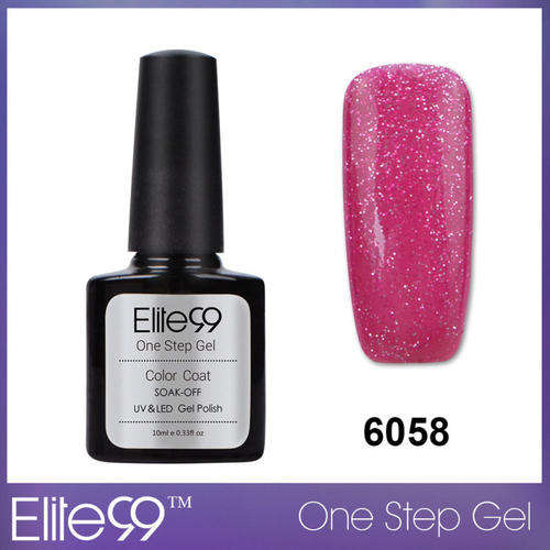 Elite99 10ml One Step Soak Off UV/LED Gel Polish (Pearl Pink)
