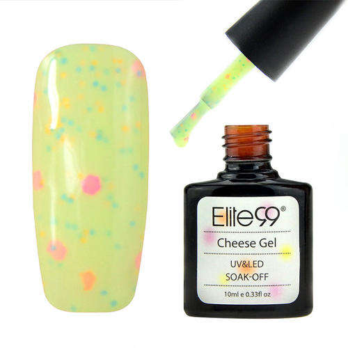 Elite99 10ml Cheese Candy Cream Soak Off UV/LED Gel Polish (Yellow Green)
