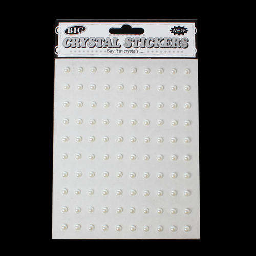 Nail Art - Acrylic White Half Pearl