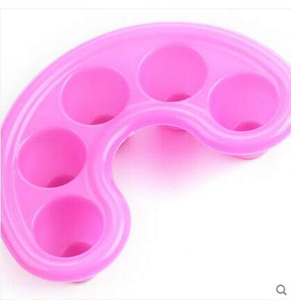 PINK 5 HOLE SOAK OFF BOWL