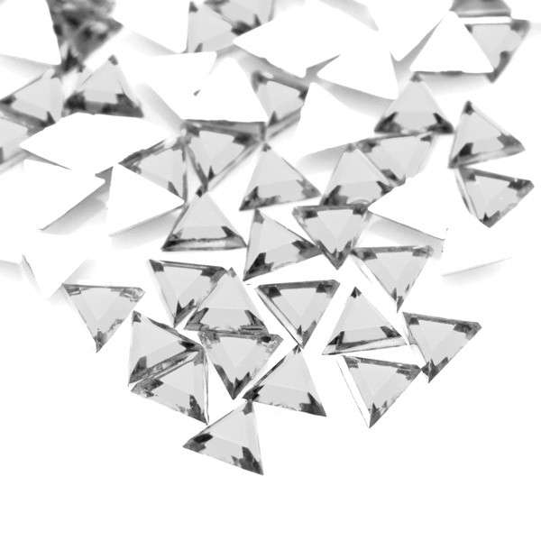 NAIL ART RHINESTONE TRIANGLE - CLEAR