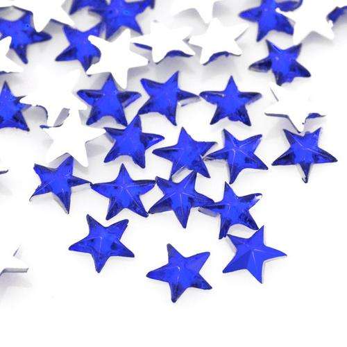 NAIL ART RHINESTONE STAR - DARK BLUE