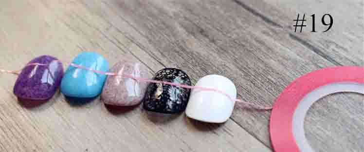 1 ROLL OF STRIPING TAPE FOR NAIL ART - MATT LIGHT PINK