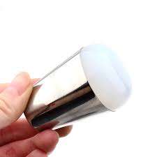 LARGE MARSHMALLOW NAIL ART STAMPER - 4 CM HEAD - CLEAR