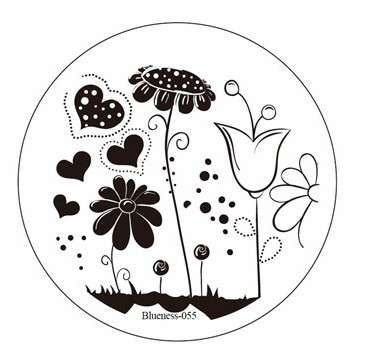 NAIL ART IMAGE STAMPING PLATE (BL-SERIES)