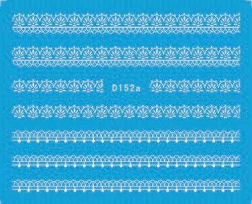 NAIL ART - WATER TRANSFER - LACE