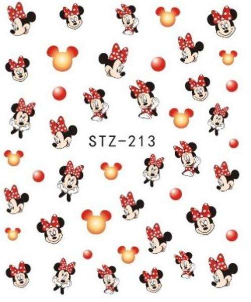 NAIL ART - WATER TRANSFER - MINNIE MOUSE