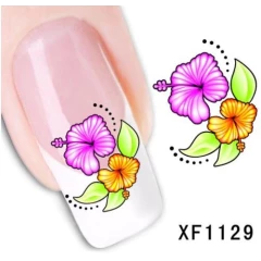 NAIL ART - WATER TRANSFER - FLOWERS