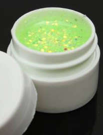 UV GEL - BIG GLITTER - GREEN