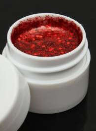 UV GEL - BIG GLITTER - RED