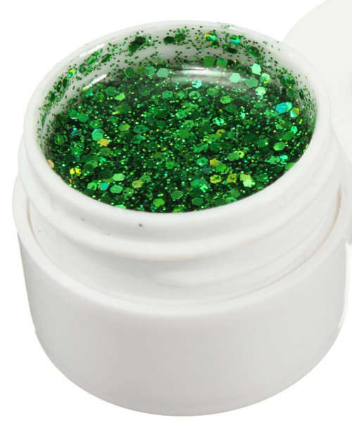 UV GEL - BIG GLITTER - GREEN