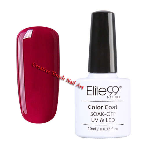 ELITE99 SOAK OFF UV/LED GEL NAIL POLISH - WINE RED SERIES - 006
