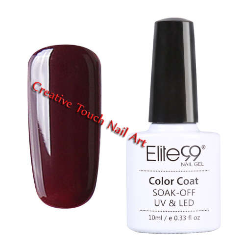 ELITE99 SOAK OFF UV/LED GEL NAIL POLISH - WINE RED SERIES - 008