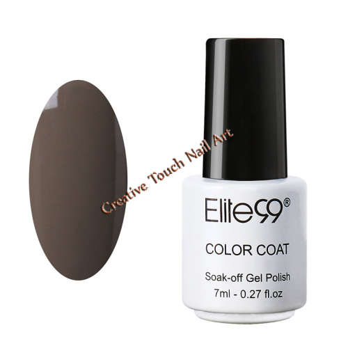 7ML ELITE99 SOAK OFF UV/LED COLOR GEL NAIL POLISH - ESPRESSO