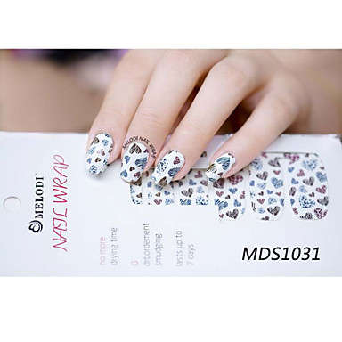 NAIL ART - INSTANT MANICURE WRAP (MELODI SERIES) - HEARTS