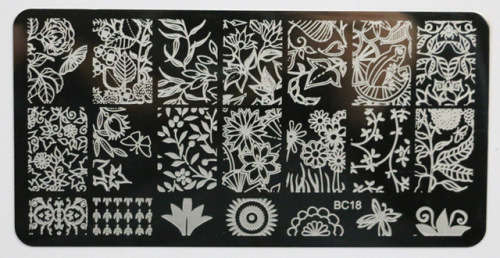 STAMPING NAIL ART GARDEN STYLE - IMAGE STAMPING PLATE ***SALE***