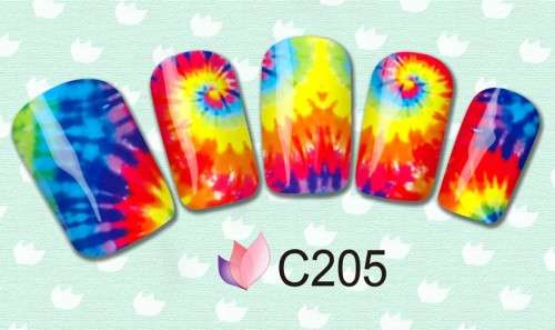 NAIL ART - WATER TRANSFER - PATTERN