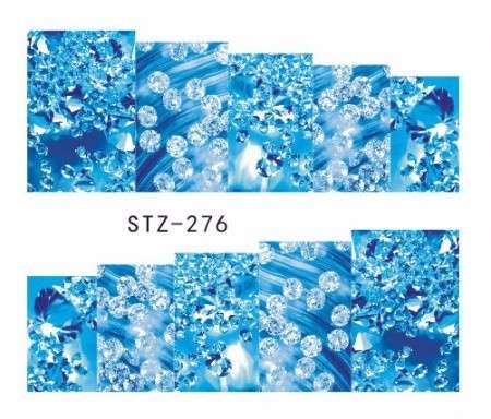 WATER TRANSFER NAIL ART DECAL - GEMS