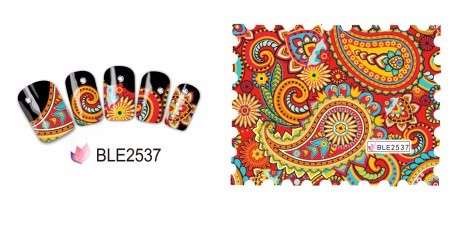 WATER TRANSFER NAIL ART DECAL - STAMP