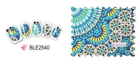 WATER TRANSFER NAIL ART DECAL - STAMP