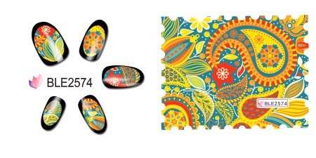 WATER TRANSFER NAIL ART DECAL - STAMP