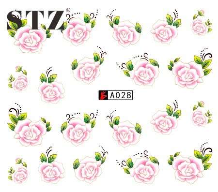 WATER TRANSFER NAIL ART DECAL - FLOWER