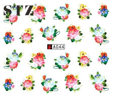 WATER TRANSFER NAIL ART DECAL - FLOWER