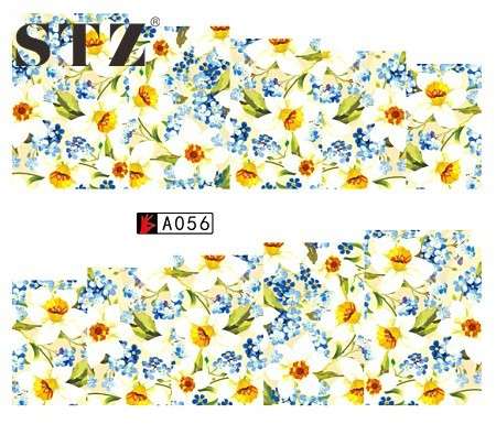 WATER TRANSFER NAIL ART DECAL - FLOWER