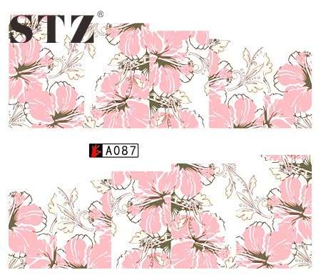 WATER TRANSFER NAIL ART DECAL - FLOWER