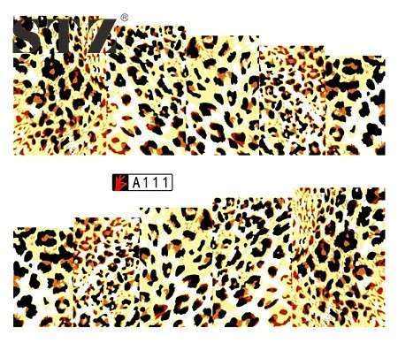 WATER TRANSFER NAIL ART DECAL - ANIMAL PRINT