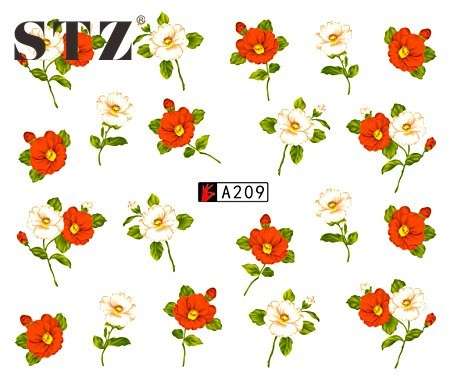 WATER TRANSFER NAIL ART DECAL - FLOWER