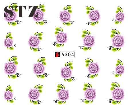 WATER TRANSFER NAIL ART DECAL - FLOWER