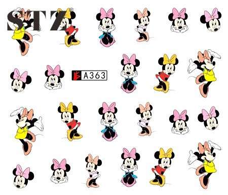 WATER TRANSFER NAIL ART DECAL - MINNIE MOUSE