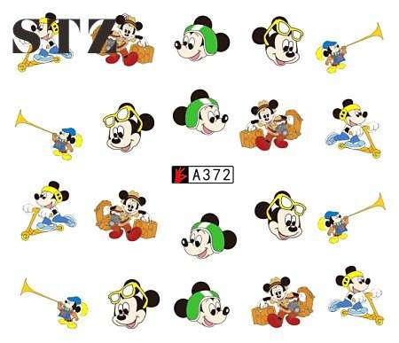 WATER TRANSFER NAIL ART DECAL - MICKEY MOUSE
