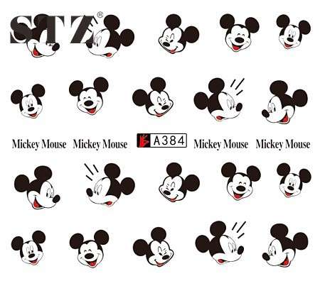WATER TRANSFER NAIL ART DECAL - MICKEY MOUSE
