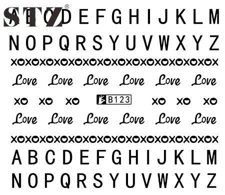 2 X WATER TRANSFER NAIL ART DECALS  - BLACK & WHITE SET