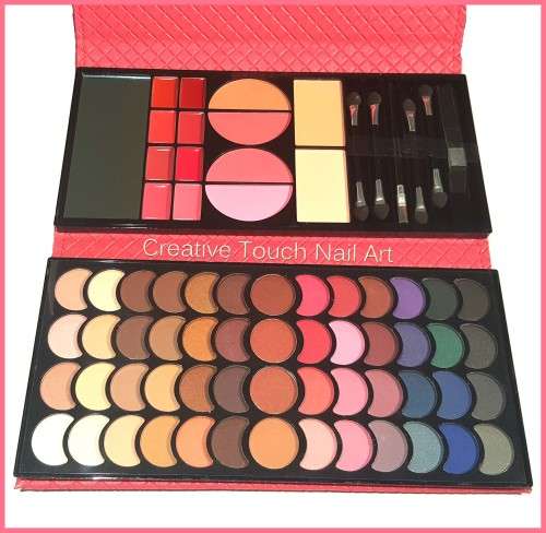 BEININA -MAKEUP KIT - 52 COLOR PALETTE - GOLD CASE