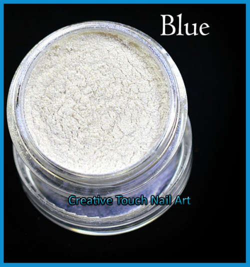 Magic Dust - Mermaid Effect Nail Art Powder - Blue - 1 g Jar
