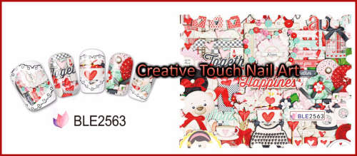 WATER TRANSFER NAIL ART DECAL - STAMP