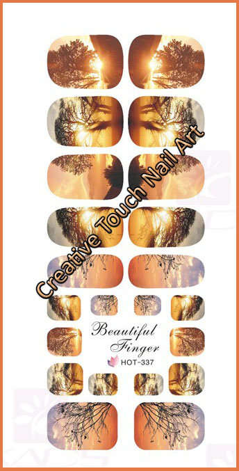 WATER TRANSFER NAIL ART DECAL SLIDERS