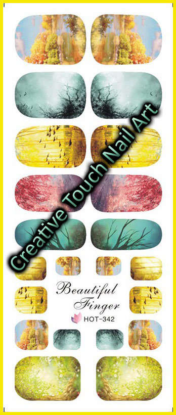 WATER TRANSFER NAIL ART DECAL SLIDERS