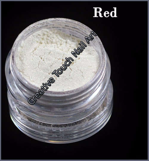 Magic Dust - Mermaid Effect Nail Art Powder - Red - 1 g Jar