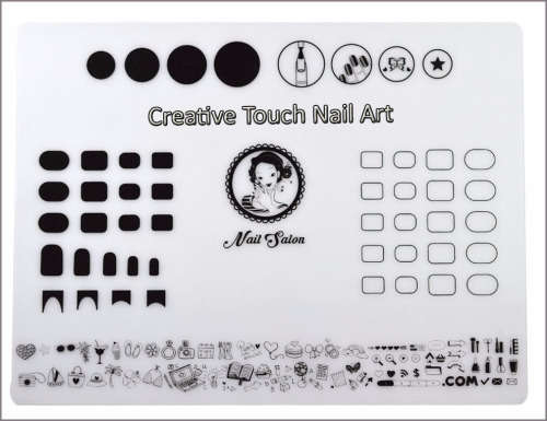 Large Professional Work Space Mat For Nail Stamping & Nail Art - Nail Salon (40 x 30 cm)