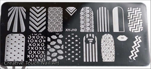 NAIL ART IMAGE STAMPING PLATE (XY-J SERIES) ***SALE***
