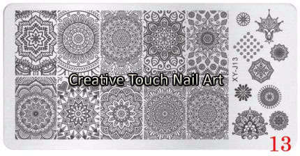 NAIL ART IMAGE STAMPING PLATE (XY-J SERIES)